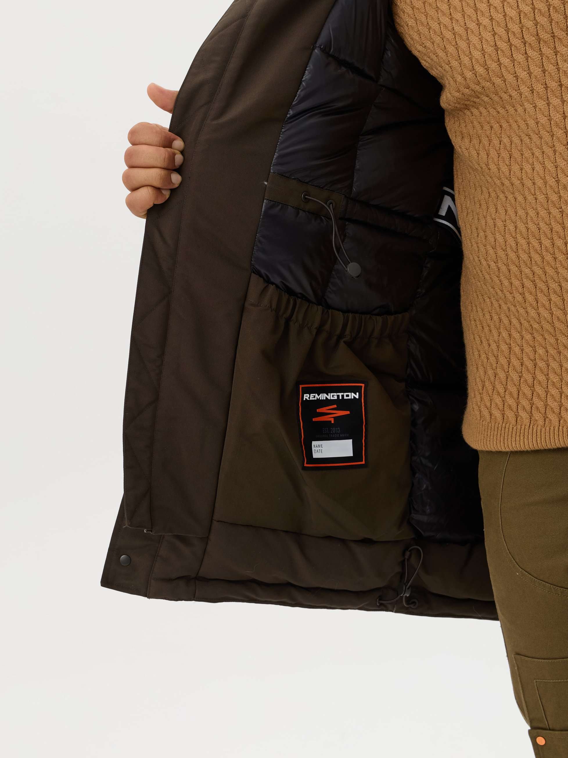 Куртка парка мужская Remington WM1 Brown