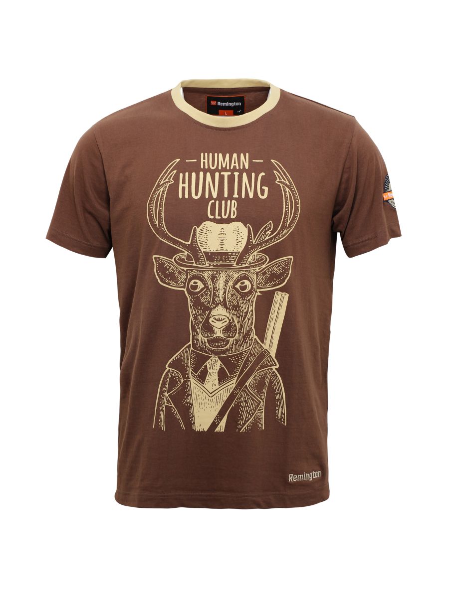 Футболка Remington Men’s Short Sleeve R-Neck Tshirt Brown