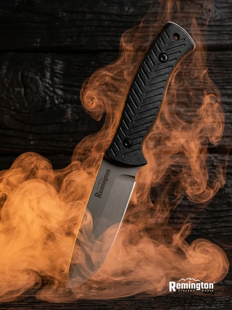 Нож туристический с фикс. лезвием Remington Pillar Black