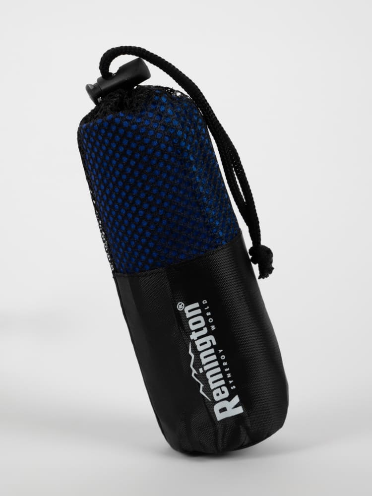 Полотенце Remington из микрофибры, 50*30 см, цвет синий, в сетчатом мешке