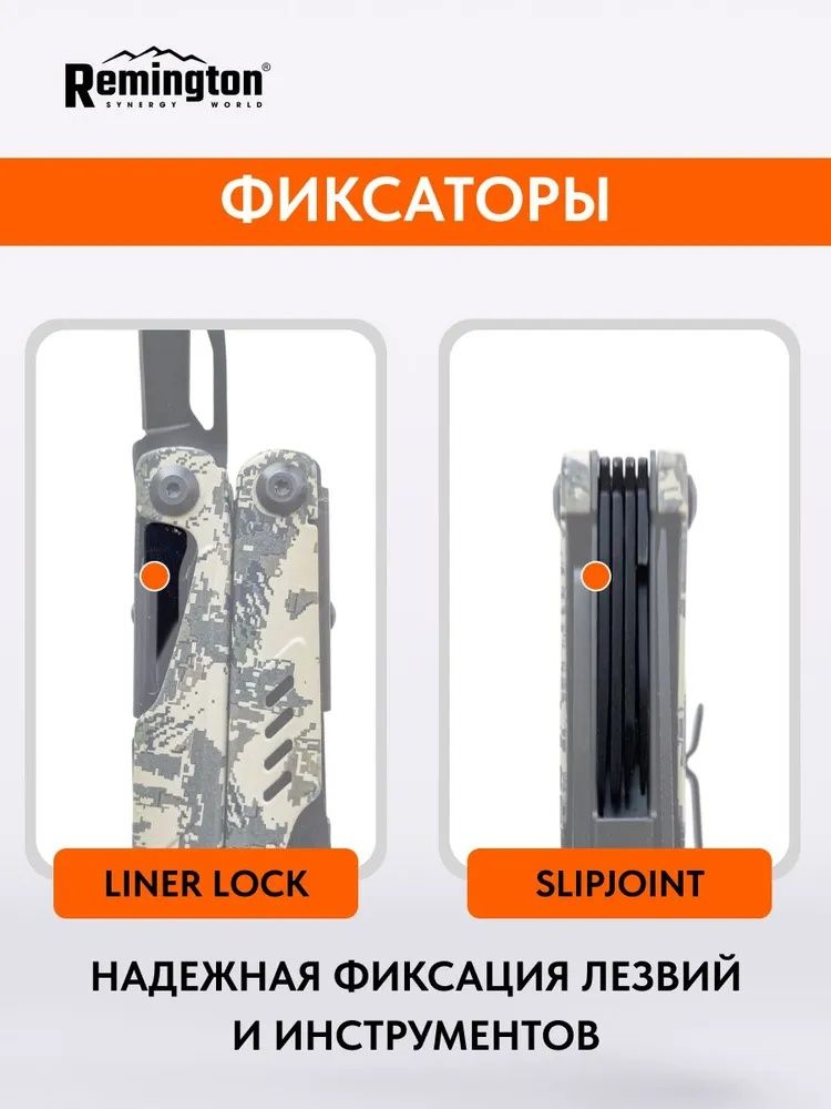 Мультитул тактический Remington MultiEdge 19 в 1