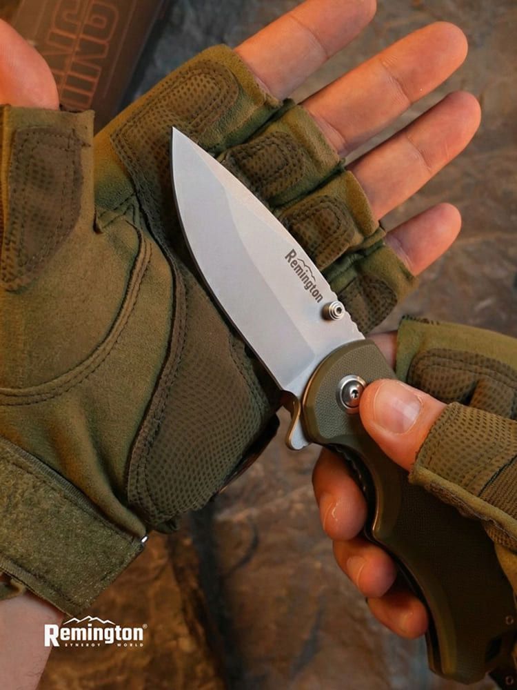 Нож складной туристический Remington Shadow Dark Green