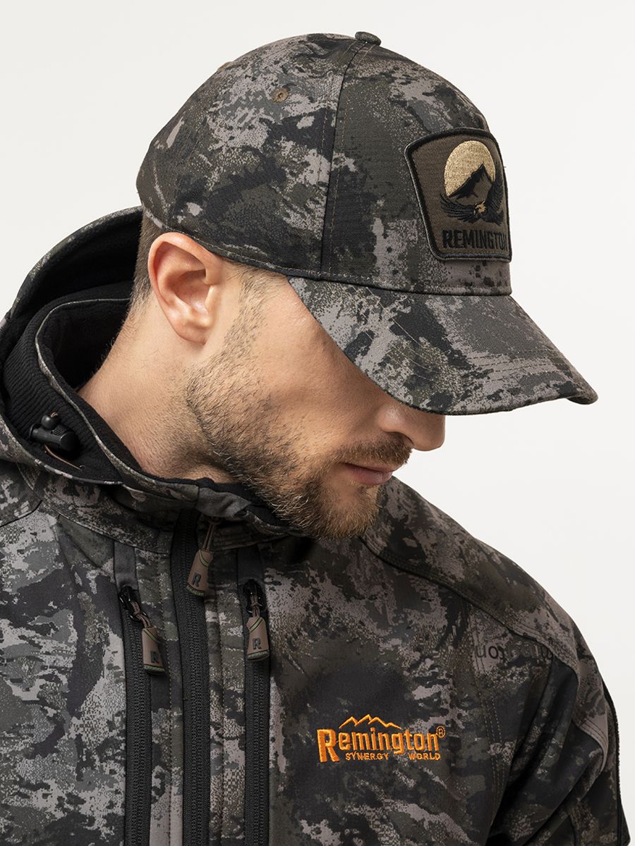 Бейсболка Remington Baseball Cap Black Camo