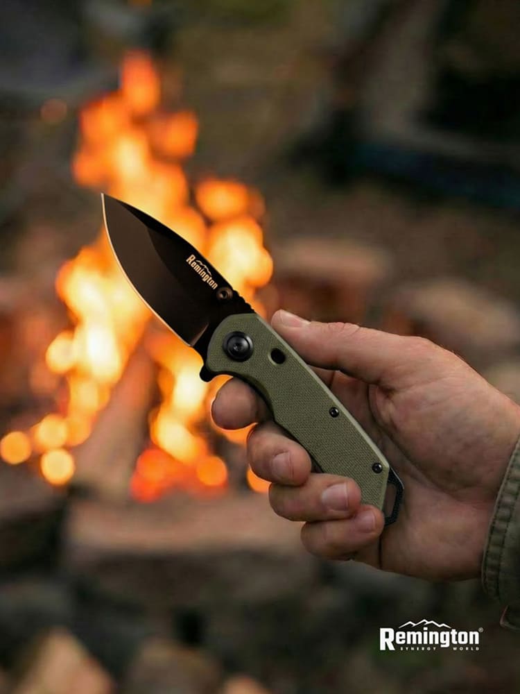 Нож складной туристический Remington Zip Dark Green