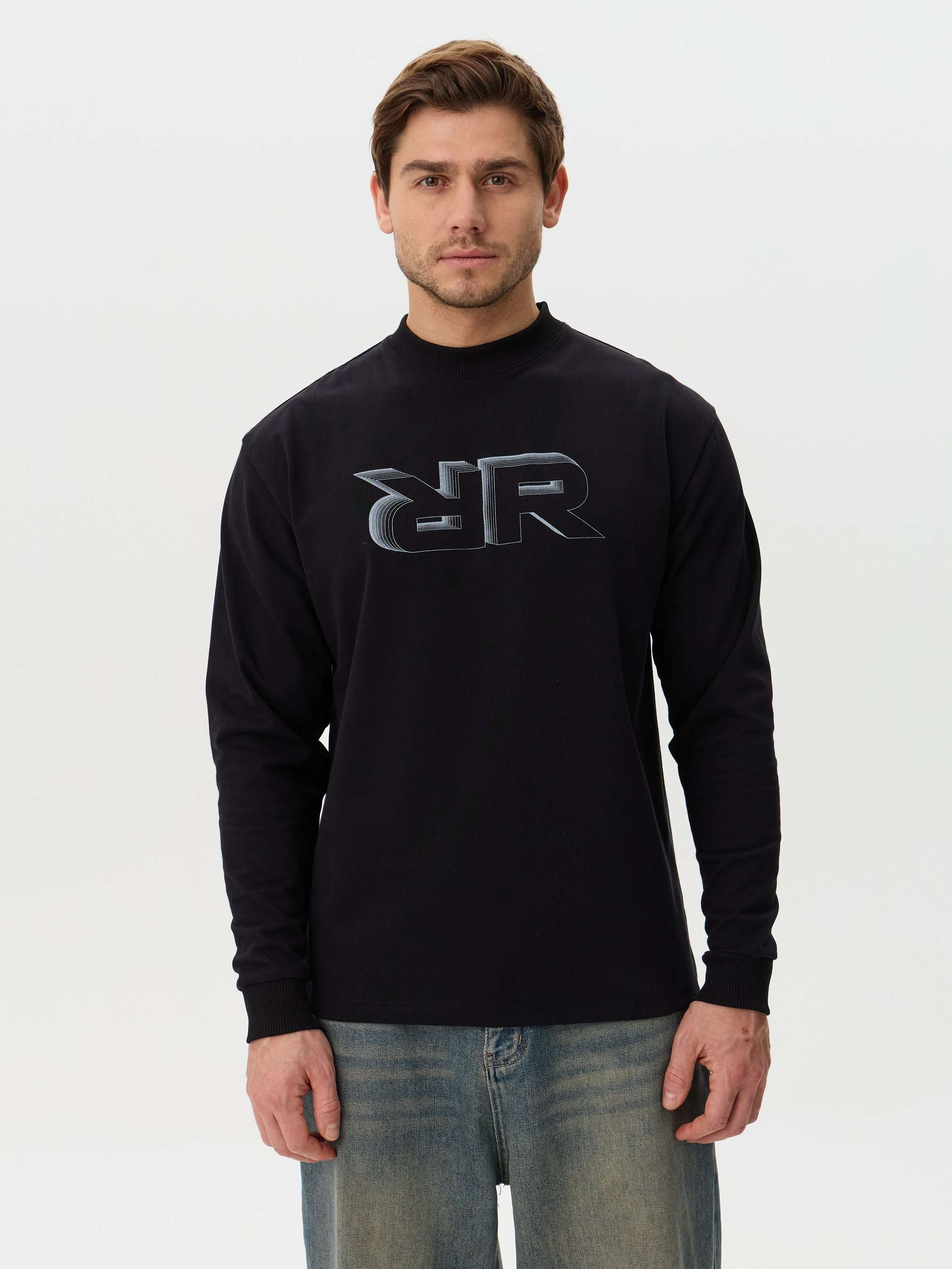 Футболка мужская с длинным рукавом Remington RR Black