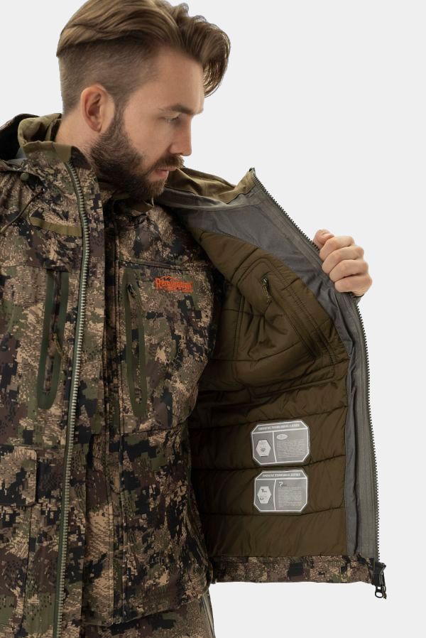 Зимний костюм для охоты Remington 3 в 1 Blizzard Green Forest