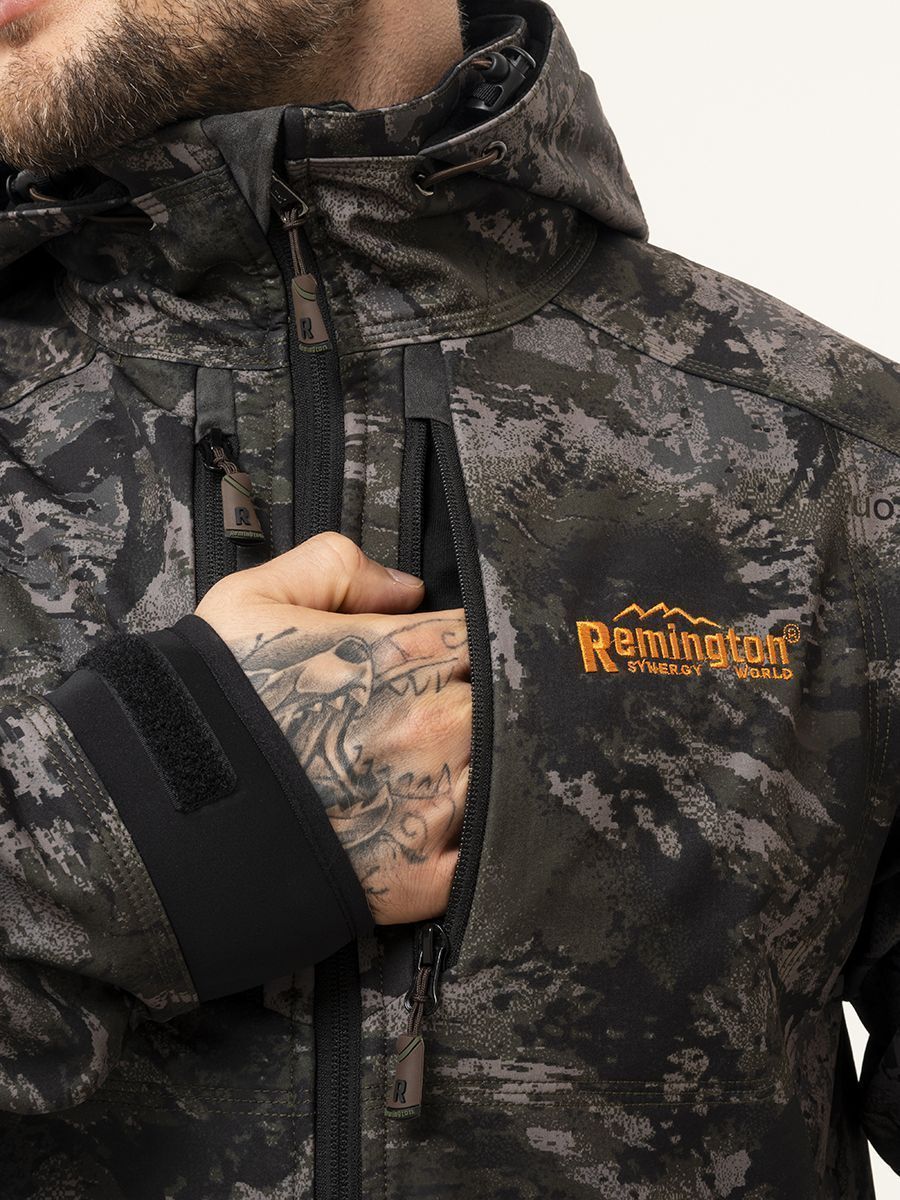 Демисезонный костюм для охоты Remington Himalayan Black Camo