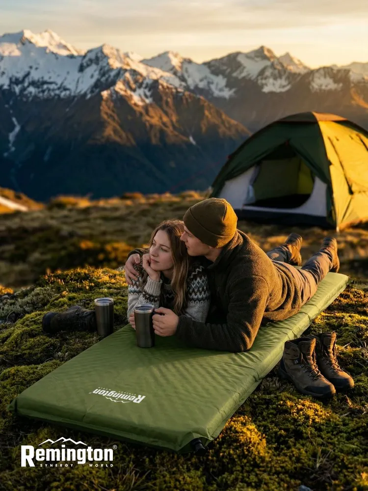 Самонадувающийся коврик Remington 200x66x5  (зеленый)