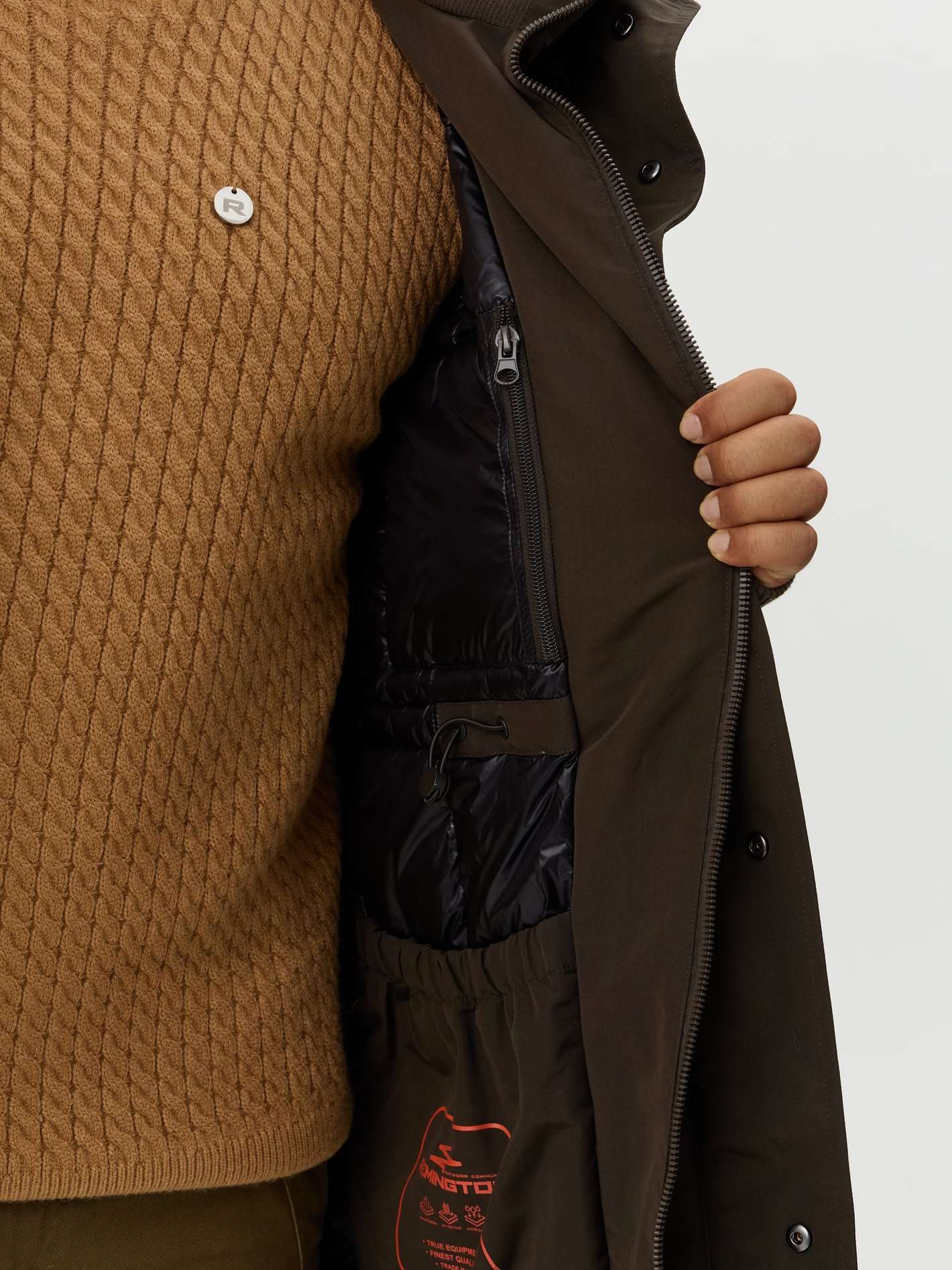 Куртка парка мужская Remington WM1 Brown