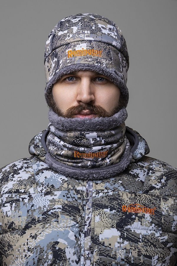 Комплект Remington Tactical Soft Winter forest (Шапка и снуд)