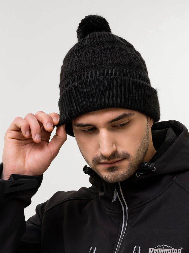 Шапка Remington Knit Мelange Black