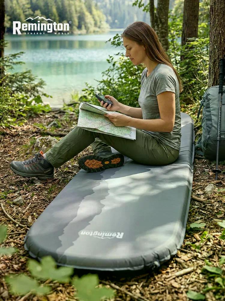 Самонадувающийся коврик Remington 183x51x3,0 (светло-синий)