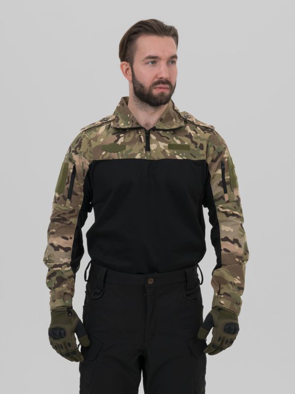 Лонгслив Remington Tactical Frog Long Sleeve Zipper Collar CP