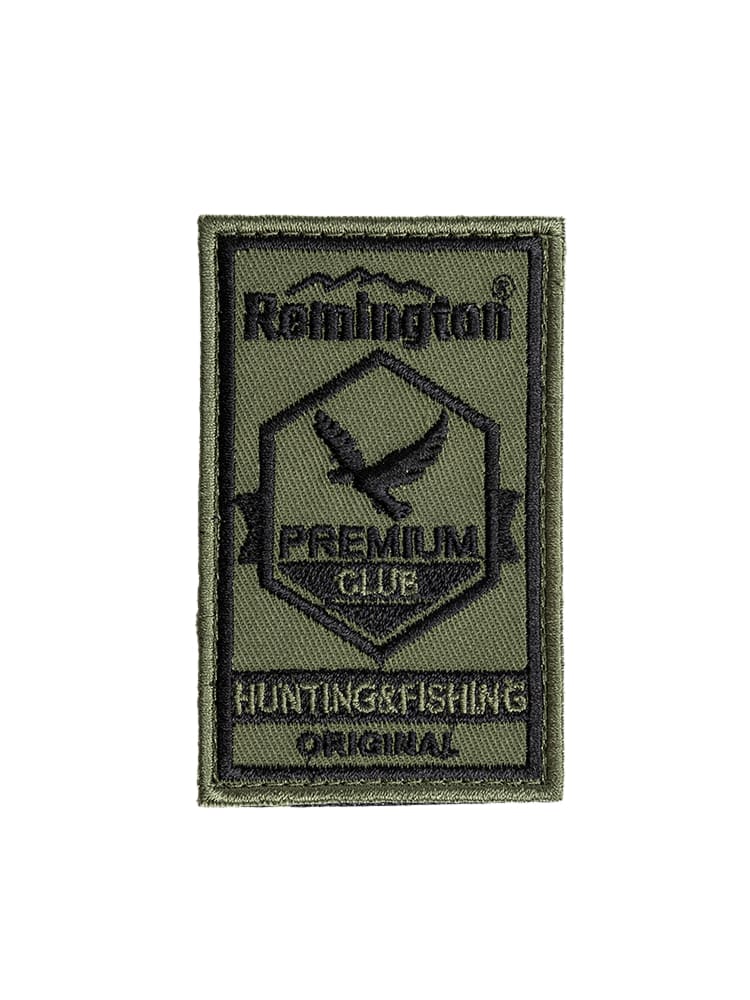 Шеврон Remington HUNTING CLUB ORIGINAL (Green/black, 8,5*5 cm,V)