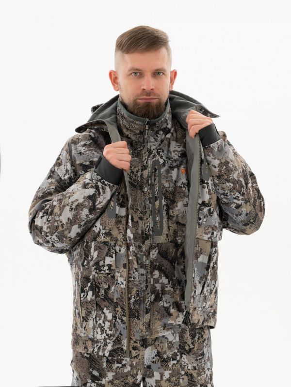 Зимний костюм для охоты Remington 3 в 1 Carpathians Winter forest