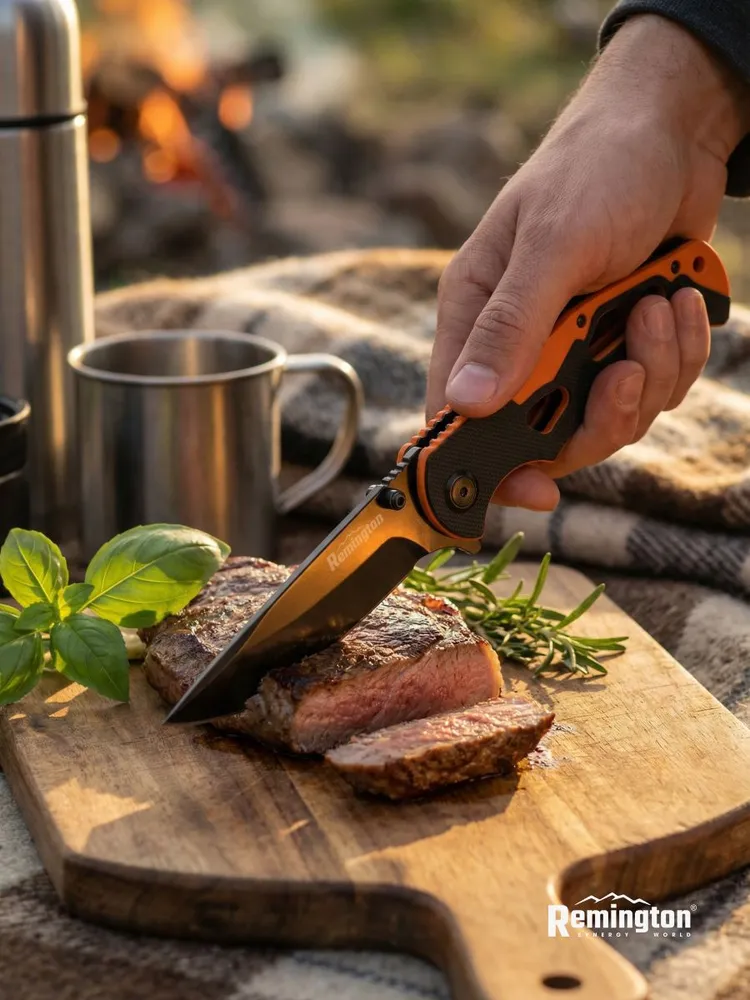 Нож складной туристический Remington Slice Orange