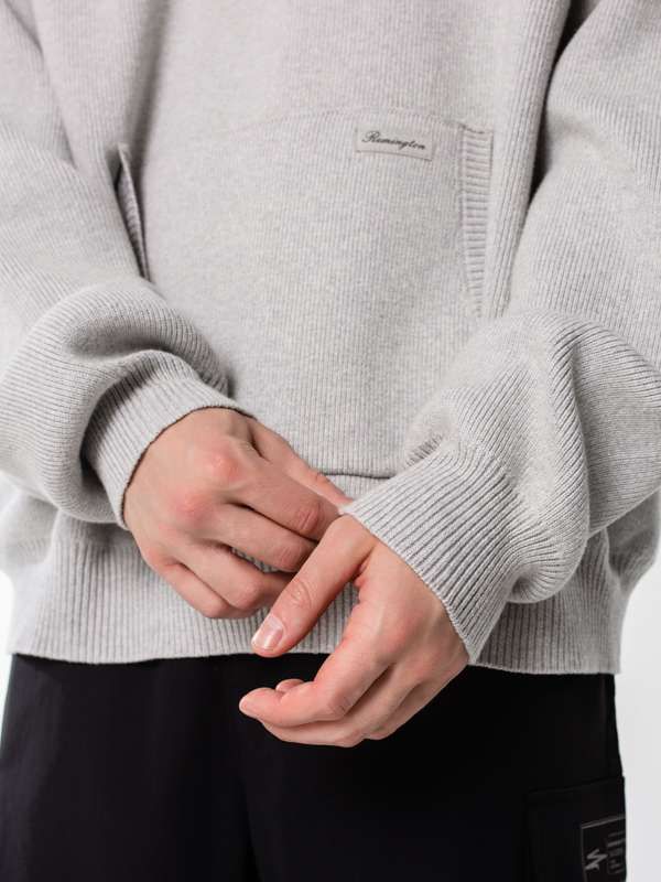 Худи мужское Remington Knitted Gray