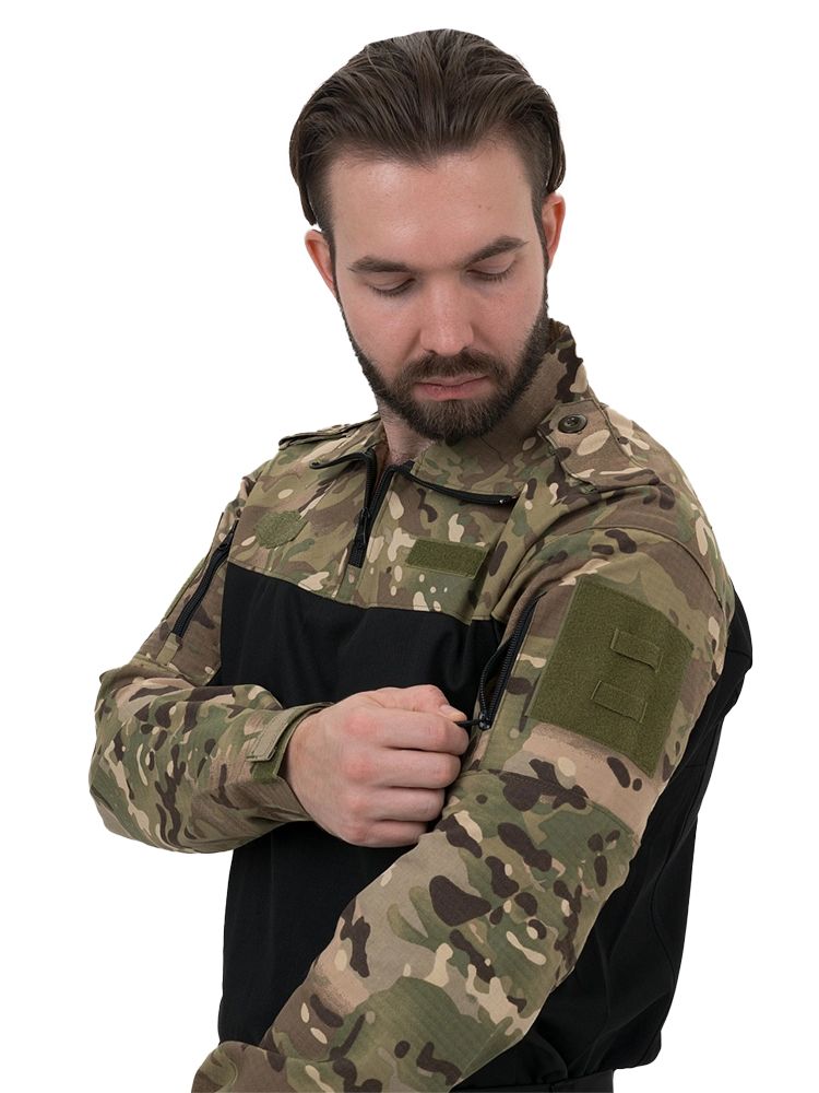 Лонгслив Remington Tactical Frog Long Sleeve Zipper Collar CP