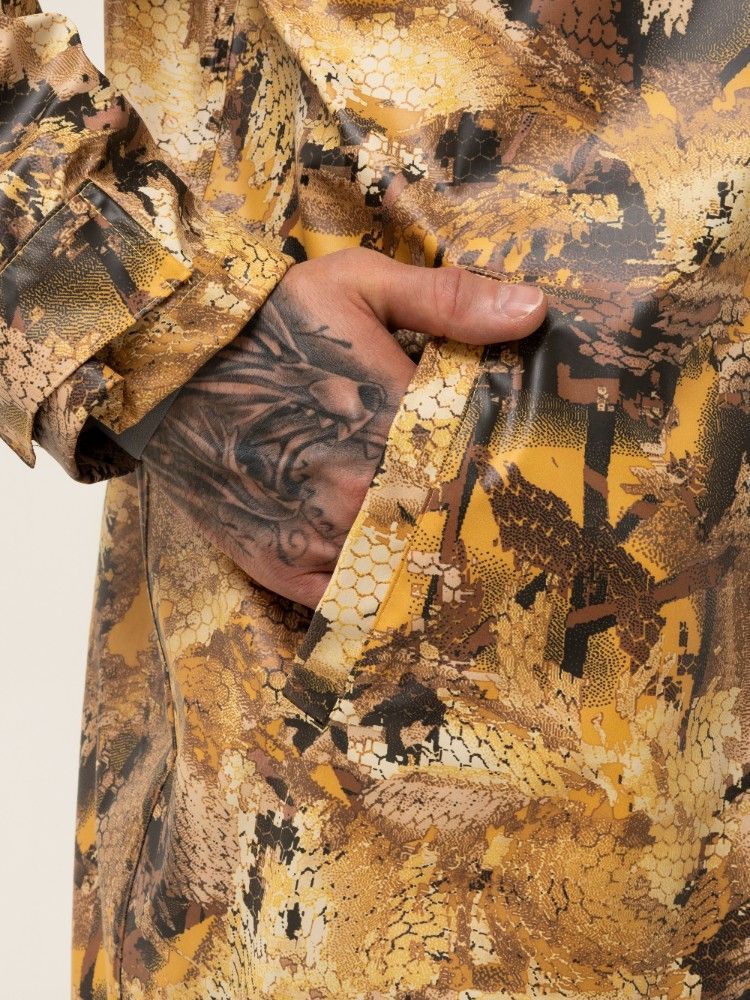 Плащ тент Remington New PU waterproof Yellow Waterfowl Honeycombs