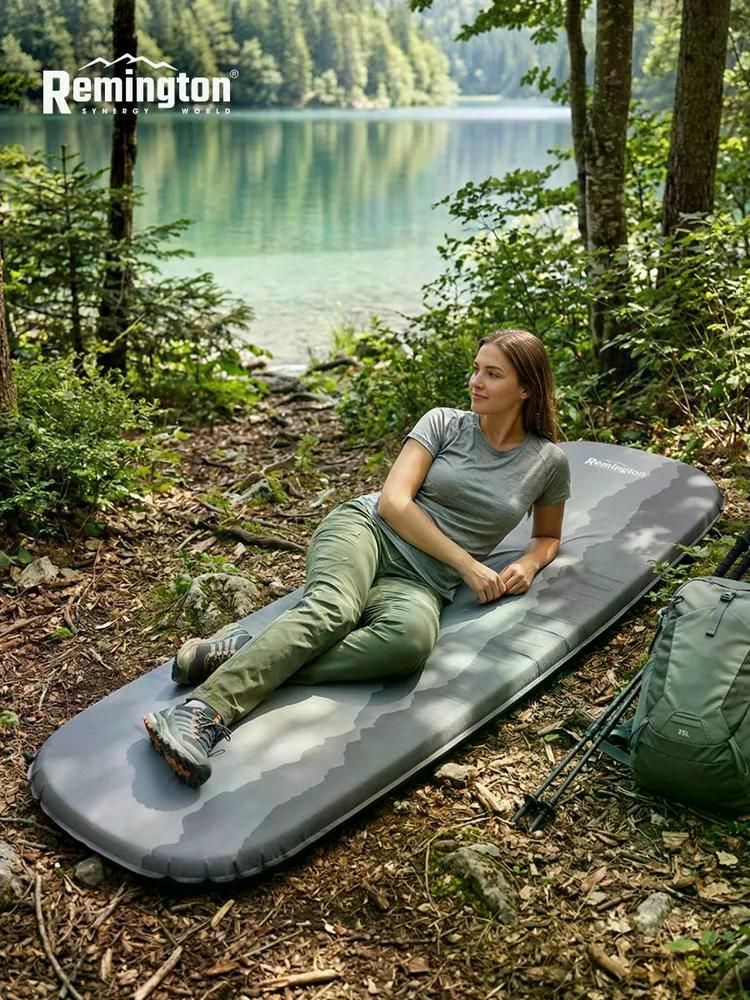 Самонадувающийся коврик Remington 183x51x3,0 (светло-синий)