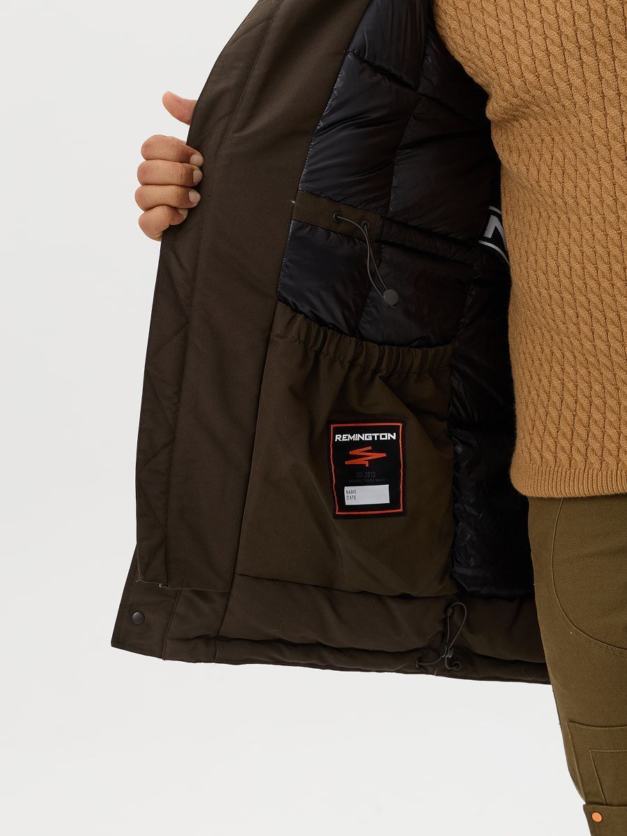Куртка парка мужская Remington WM1 Brown