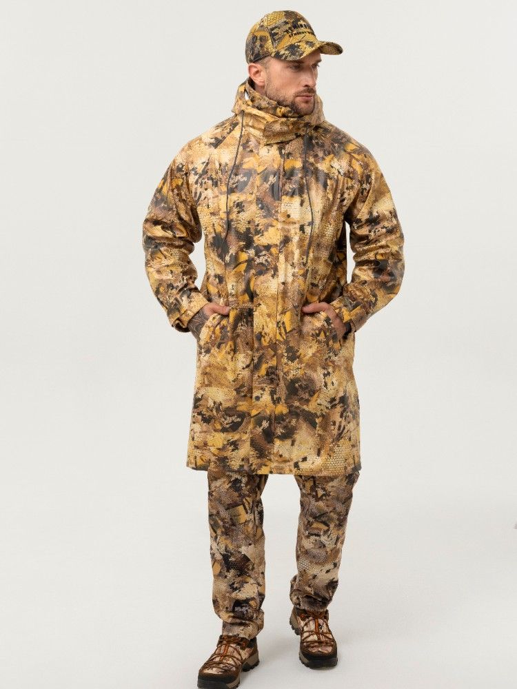 Плащ тент Remington New PU waterproof Yellow Waterfowl Honeycombs