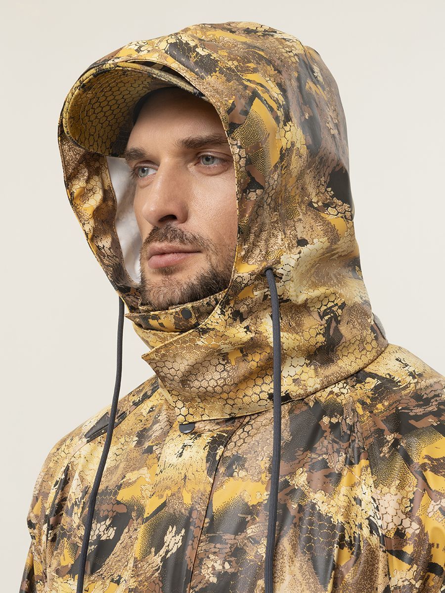 Плащ тент Remington New PU waterproof Yellow Waterfowl Honeycombs