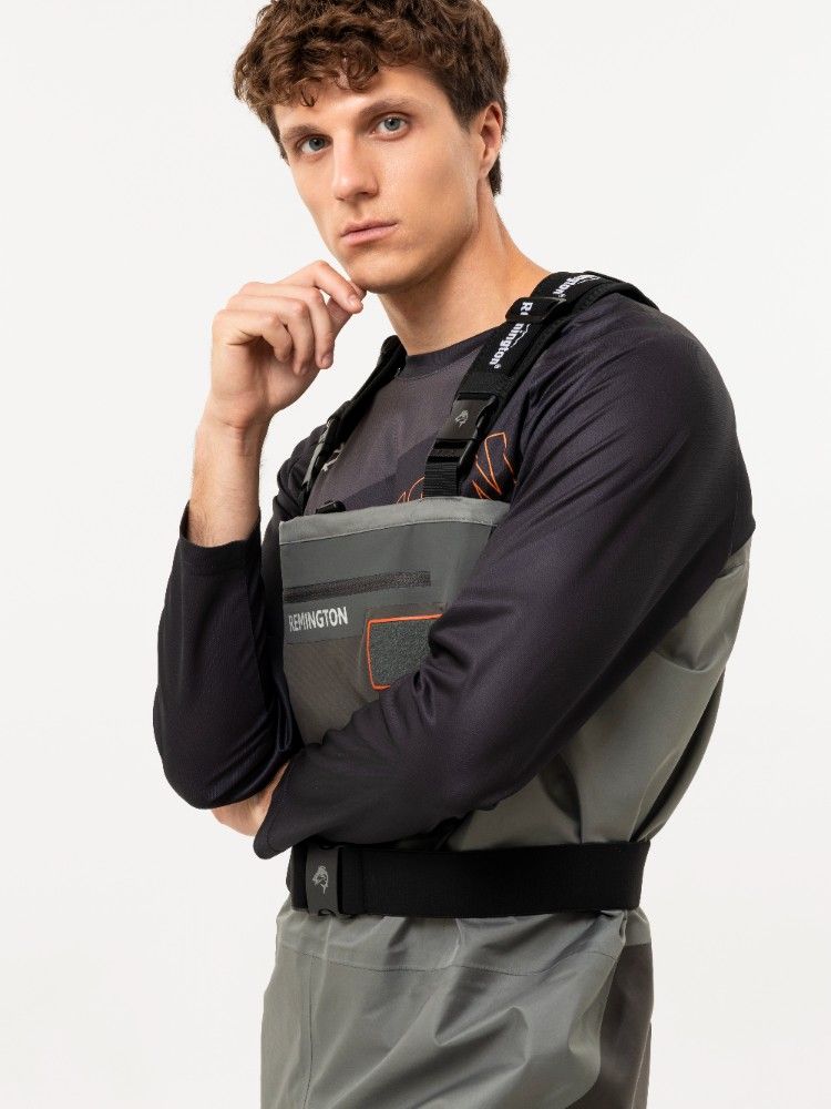 Рыболовные вейдерсы забродные Remington Fishing Rivers Black / Grey