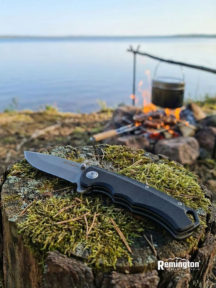 Нож складной туристический Remington Dash Black