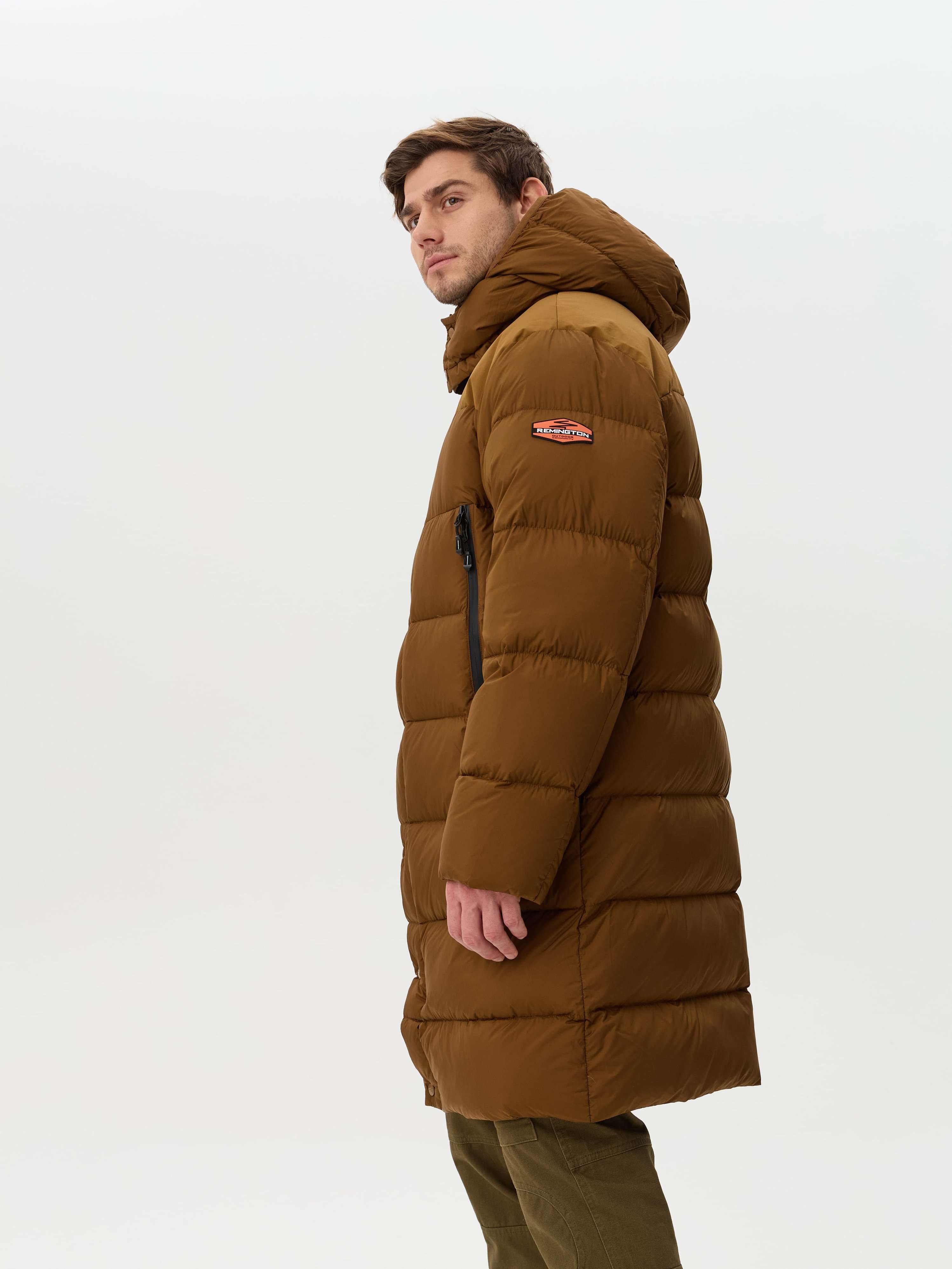 Пальто пуховое мужское Remington DOW2 Anthracene Brown