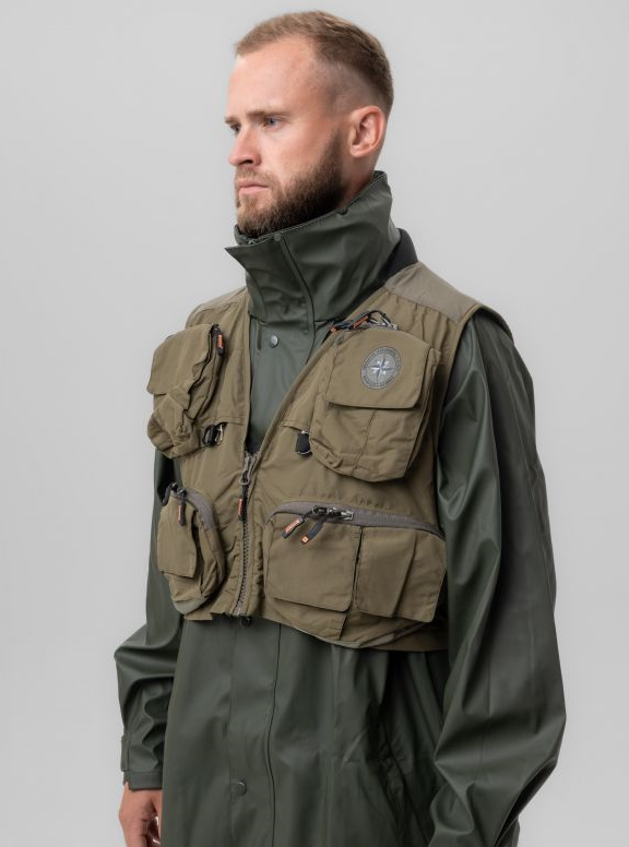 Разгрузочный жилет Remington Comfortable Fishing Dark Olive: практичность и комфорт на рыбалке