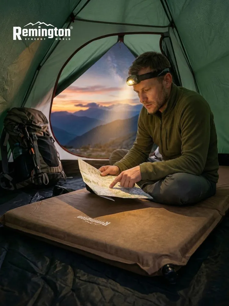 Самонадувающийся коврик Remington 200x66x5 (хаки)