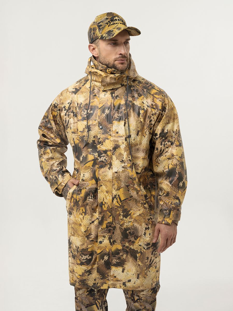 Плащ тент Remington New PU waterproof Yellow Waterfowl Honeycombs