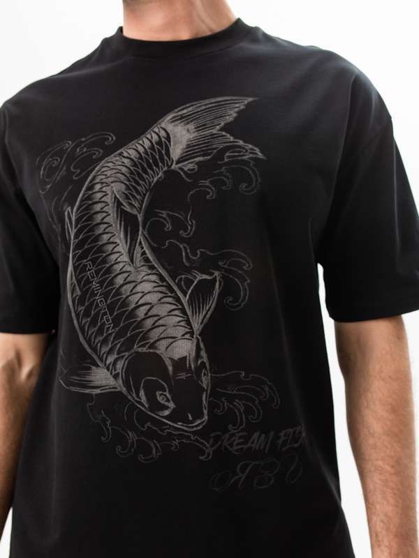 Футболка мужская Remington Fish Black