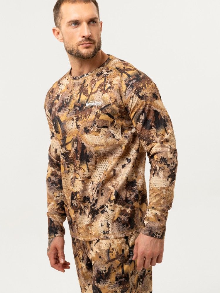 Футболка Remington Blend Shirt Yellow Waterfowl Honeycombs