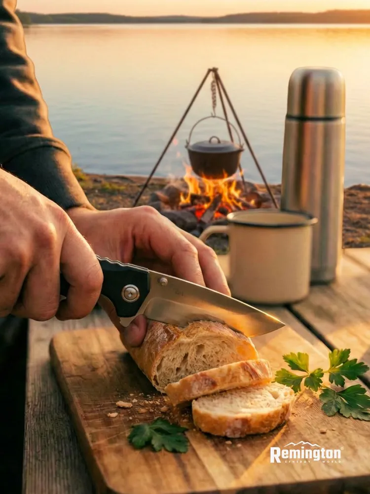 Нож складной туристический Remington Edge Black