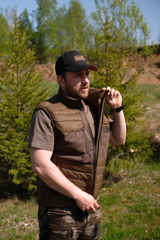 Лёгкий и тёплый жилет Remington Power Lite Olive для активной жизни