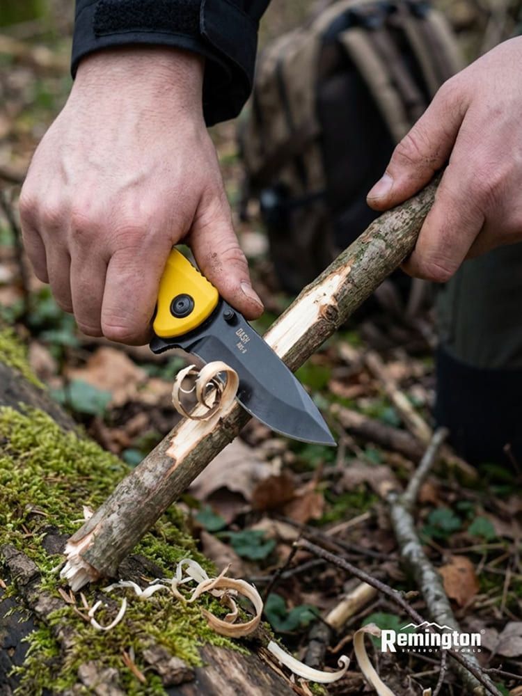 Нож складной туристический Remington Dash Yellow