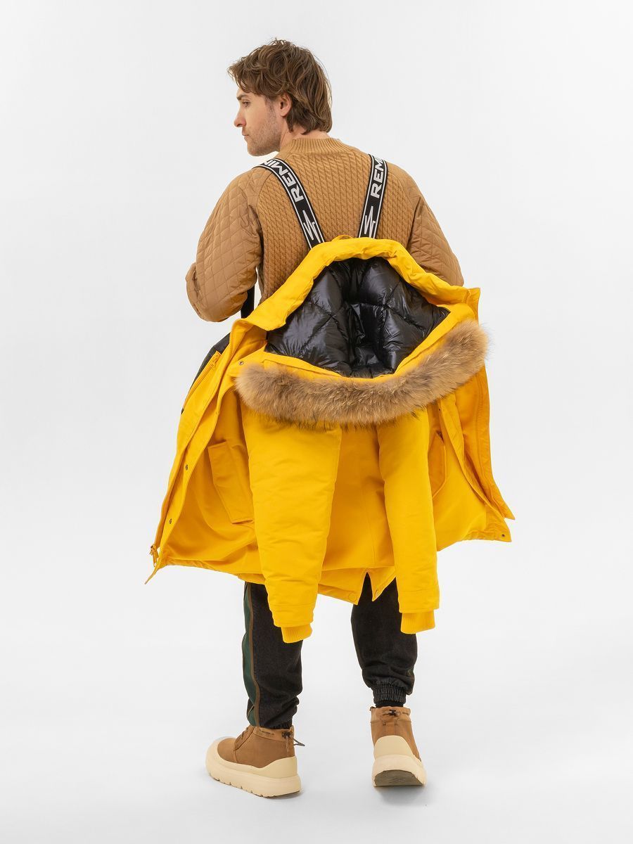 Куртка парка мужская Remington WM1 Yellow