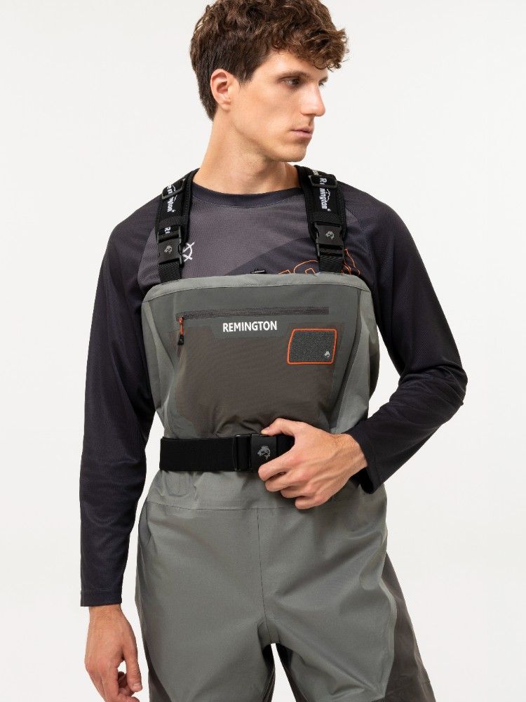 Рыболовные вейдерсы забродные Remington Fishing Rivers Black / Grey