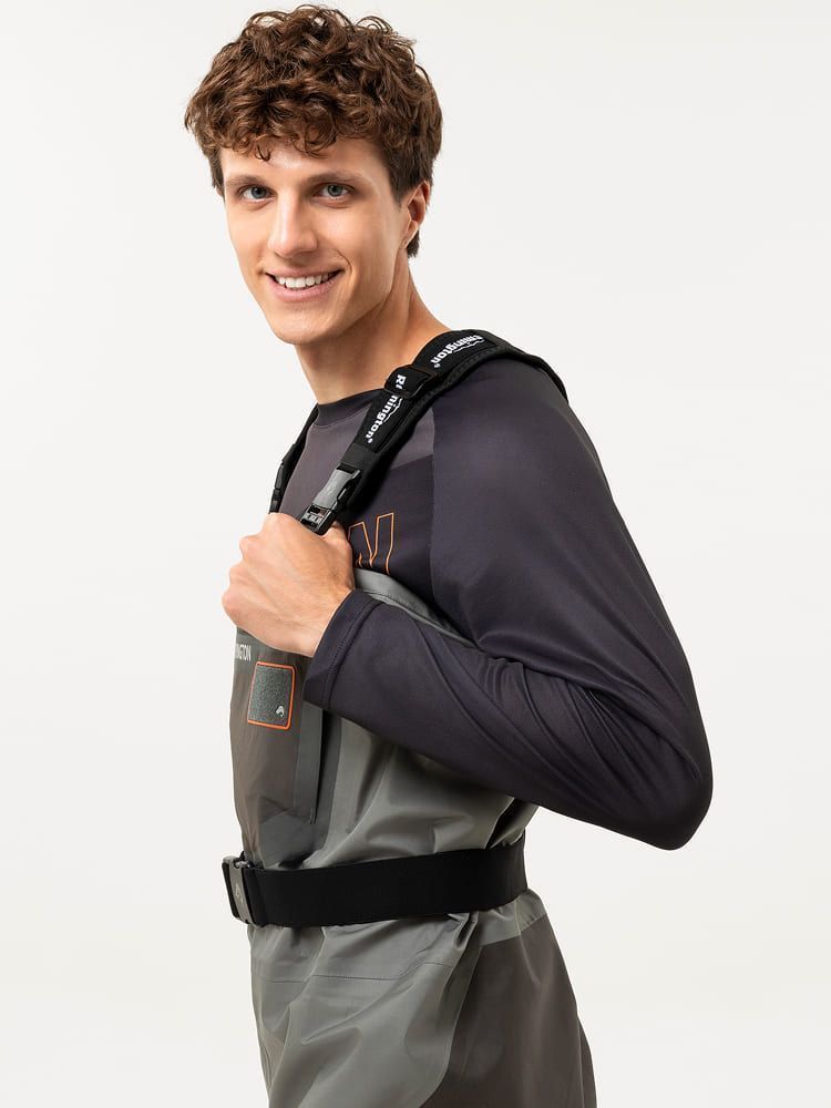 Рыболовные вейдерсы забродные Remington Fishing Rivers Black / Grey