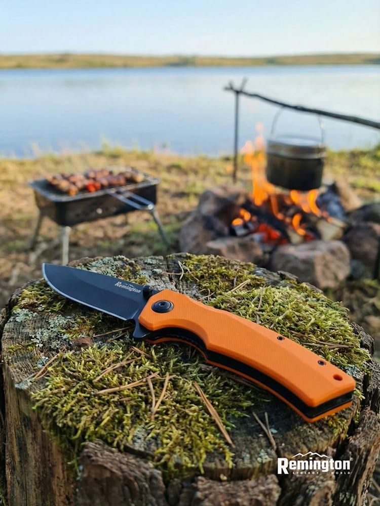Нож складной туристический Remington Strike Orange