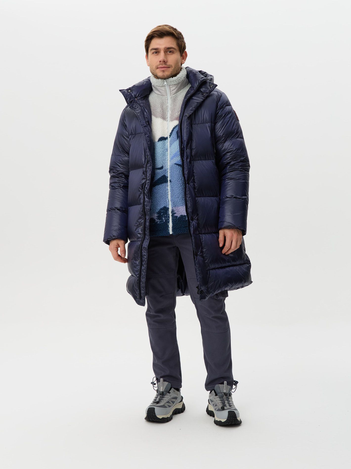 Пальто пуховое мужское Remington DOW3 Hydron Blue