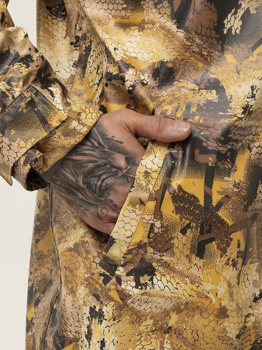 Плащ тент Remington New PU waterproof Yellow Waterfowl Honeycombs