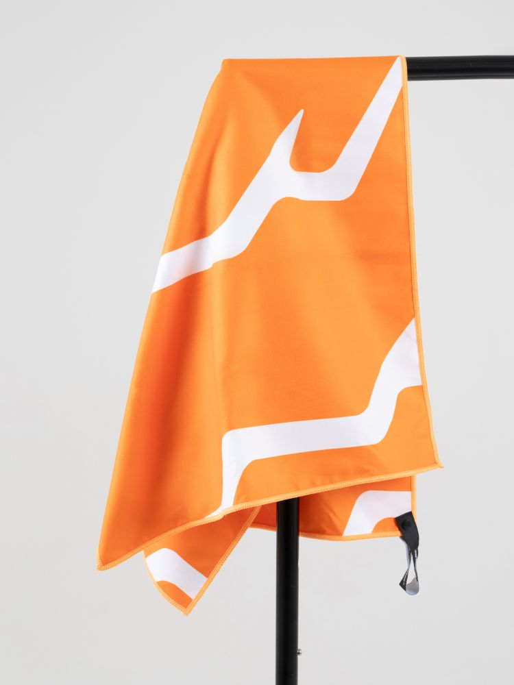 Полотенце Remington из микрофибры, 100*50 см, цвет оранжевый, в сетчатом мешке