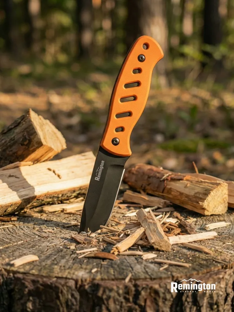 Нож туристический с фикс. лезвием Remington Bulwark Orange