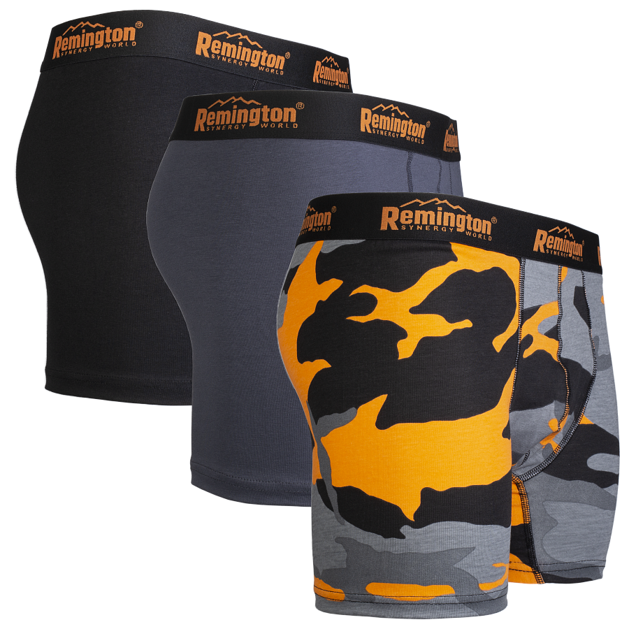 Мужские трусы боксеры Remington, набор 3 шт, микс серый, фото, цена в интернет-магазине Remington SW Мужские трусы боксеры Remington, набор 3 шт, микс серый, фото, цена