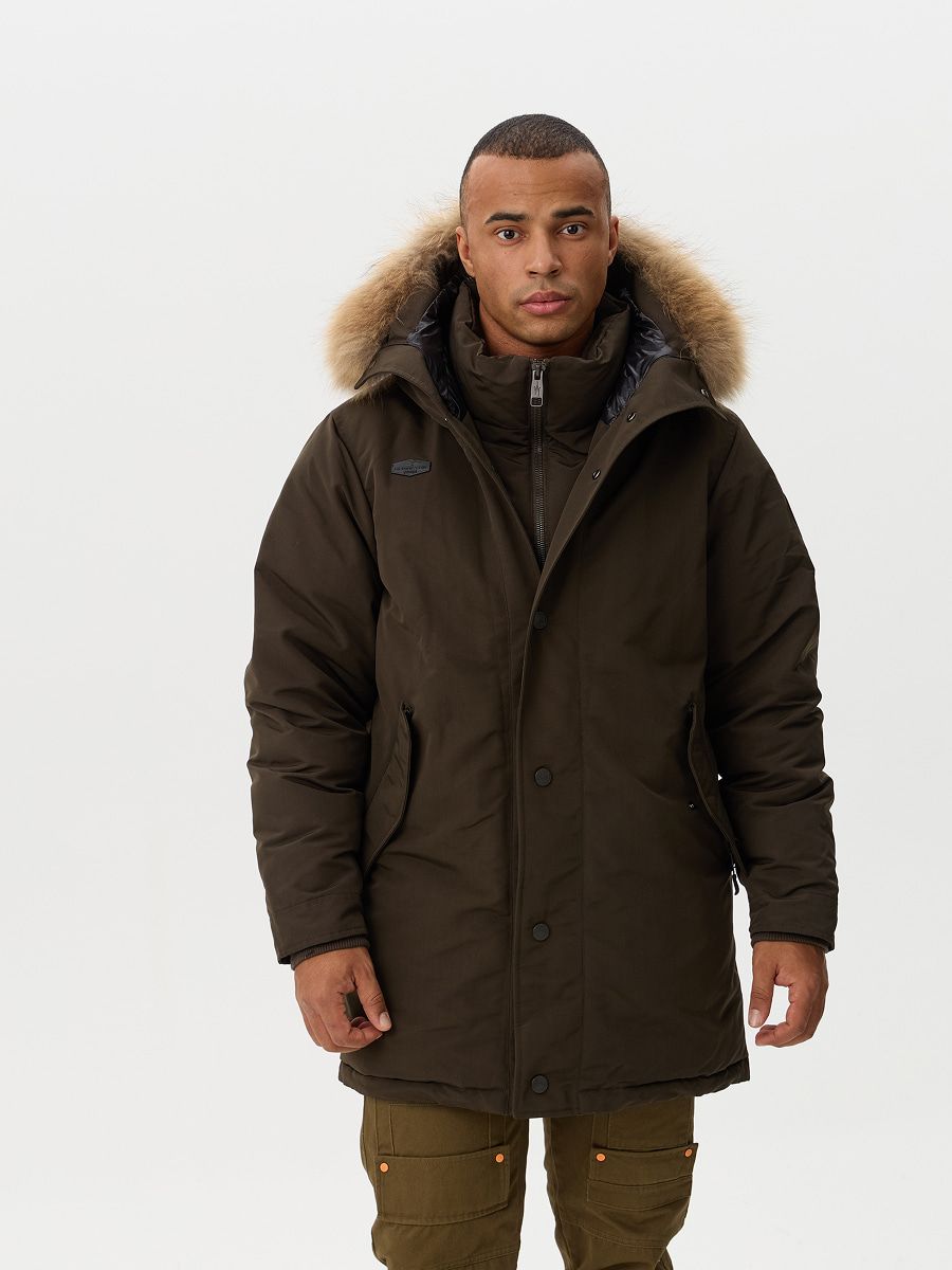 Куртка парка мужская Remington WM1 Brown