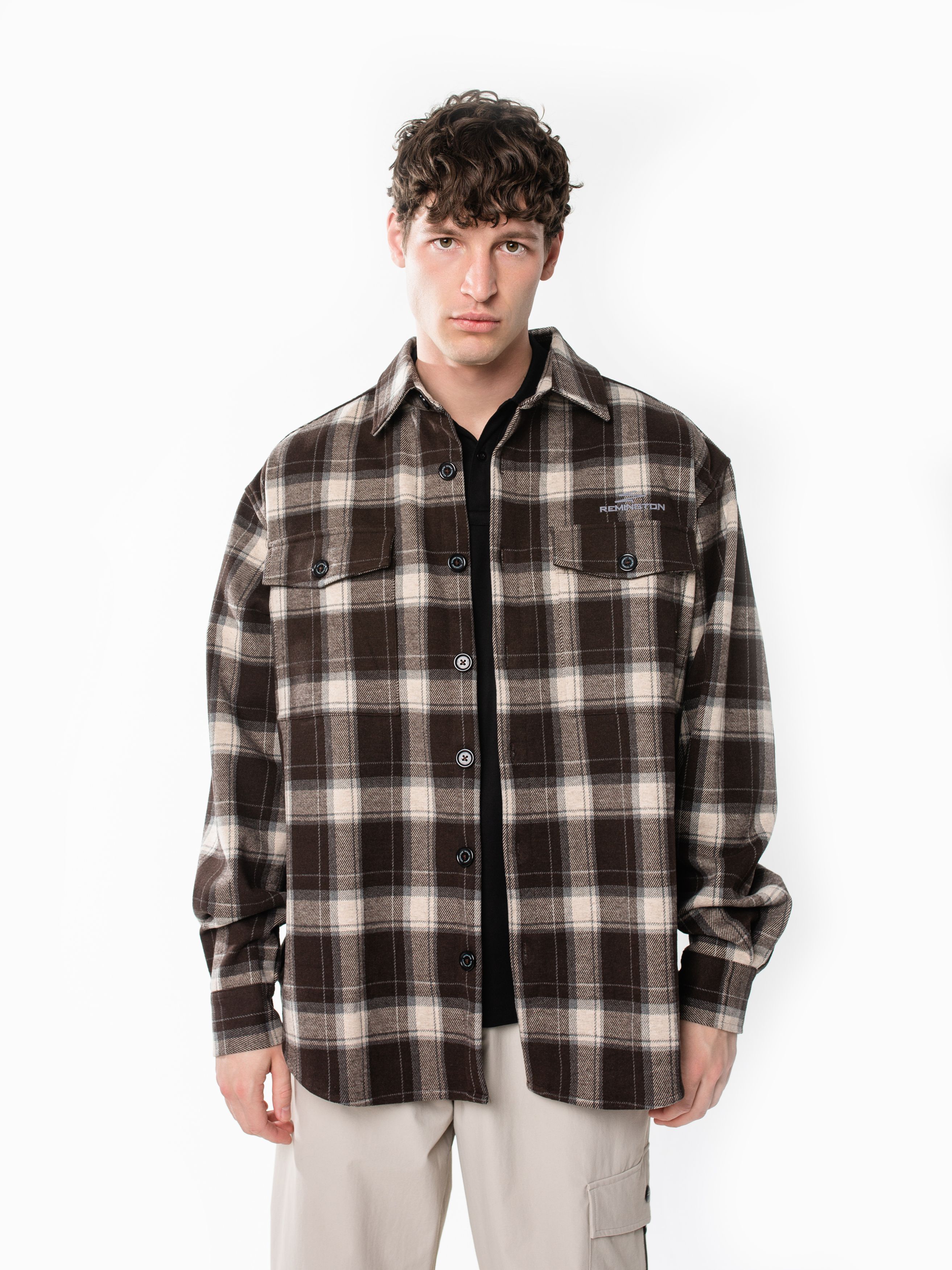 Рубашка мужская Remington Cell Burgundy