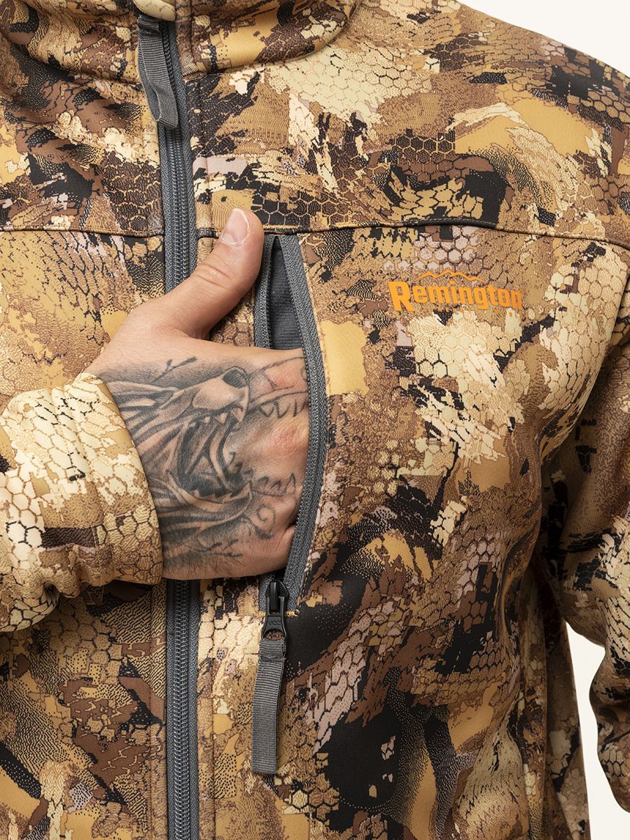 Толстовка Remington Polar Dream FIT Yellow Waterfowl Honeycombs